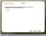 Each module contains online quizzes